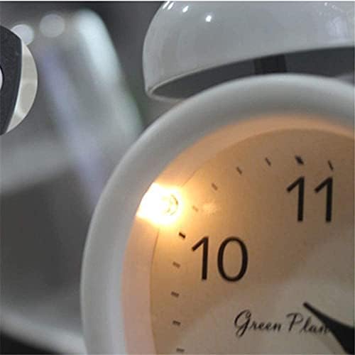 POUERW Metal Silent Alarm Clock with Nightlight 1