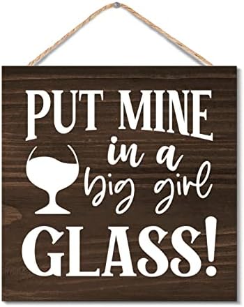 Rustic Wood Sign for Big Girl Wall Art Decor