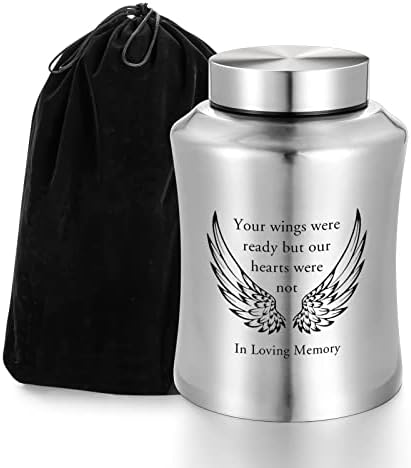 Stainless Steel Decorative Urn for Human Ashes