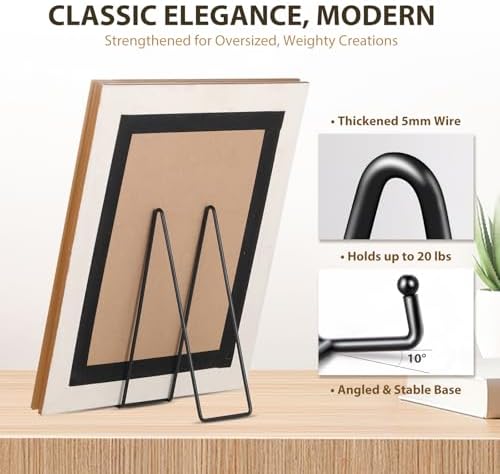 12 Inch Oversized Plate Holder Display Stand 2 Pack