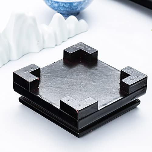 GOLDYWENDY Wooden Square Pedestal Stand Display Base