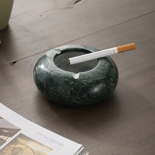 Marble Green Ash Tray for Indoor Outdoor Use