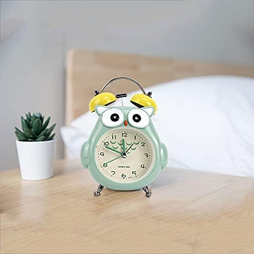 Kids Alarm Clock with Cute Cartoon Owl and Night Light