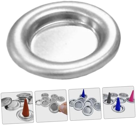 HOODANCOS 20PCS Alloy Incense Tray Candle Holder Decorative Burner Bowl