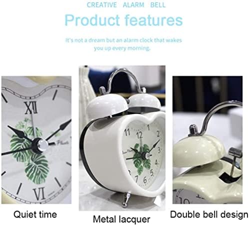 Metal Silent Alarm Clock with Night Light
