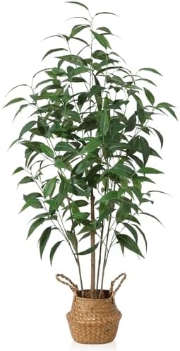 Ferrgoal 4ft Artificial Eucalyptus Tree in Pot