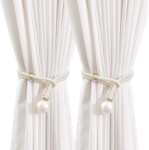2 Pack Curtain Tiebacks Handmade Decorative Holdbacks for Curtains