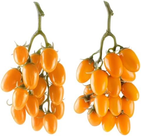 Lifelike Artificial Tomato String 2 Pack Yellow