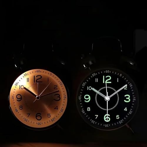 Sunrise Alarm Clock Night Light with Double Bell and Metal Frame