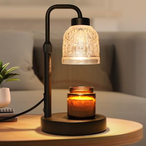 AIFEI Candle Warmer Lamp with Timer and Dimmer - Black