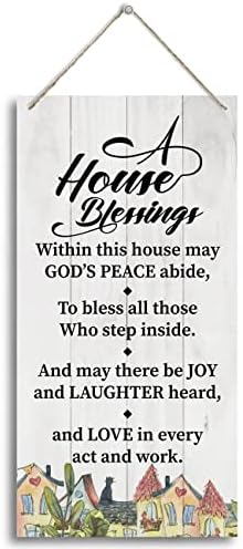 HALUOSI Wooden Family Decor Sign 12x6 Inch