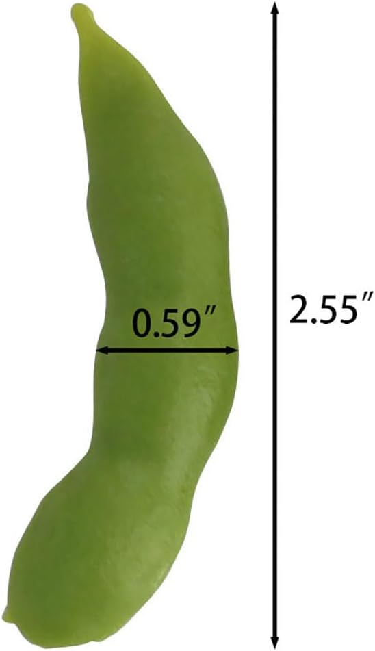 XGNG 24PCS Artificial Soybean Pods Realistic Market Display Props