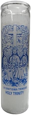 Generic Holy Trinity White Pillar Candle