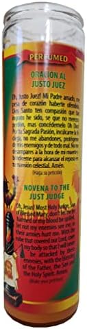 Staci19 Just Judge Orange Perfumed Pillar Candle