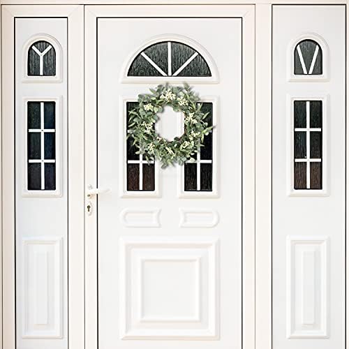 Pinkpum 20 Inch Eucalyptus Wreath for Front Door