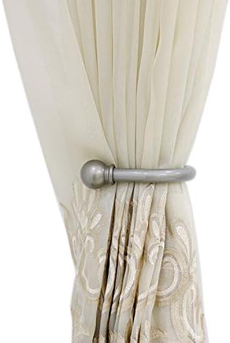 Ulifestar Decorative Curtain Holdbacks Hooks Grey