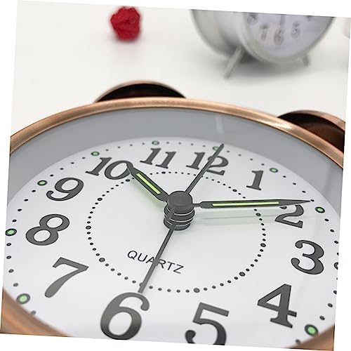 ERINGOGO Double Bells Alarm Clock with Mute Function