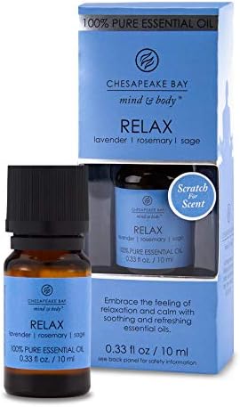 Chesapeake Bay Candle PT40933 100 Pure Essential Diffuser Oil 10ml Relax