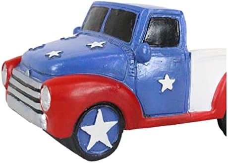 Ebros Gift Patriotic Pickup Truck Ashtray Figurine