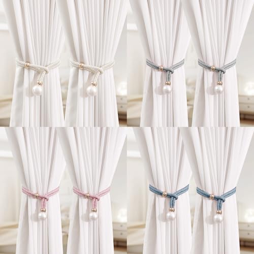 2 Pack Curtain Tiebacks Handmade Decorative Holdbacks for Curtains