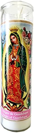 Staci19 Our Lady of San Juan 8 Inch Pillar Candle