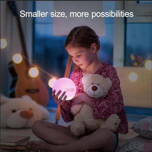 Homidy Alarm Clock for Kids with Night Light and Sound