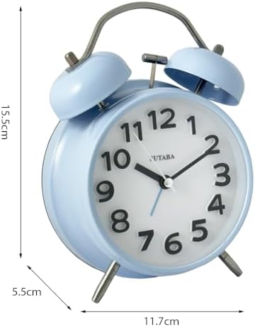 Loud Alarm Twin Bell Clock for Heavy Sleepers