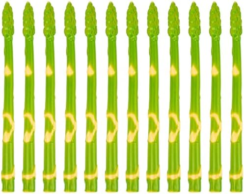 Framendino 12 Pack Artificial Asparagus Realistic Display Props