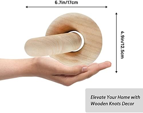 Handcarved Wood Chain Decor for Home
