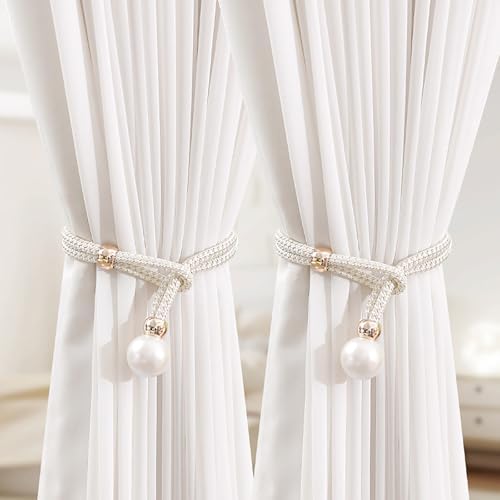2 Pack Curtain Tiebacks Handmade Decorative Holdbacks for Curtains