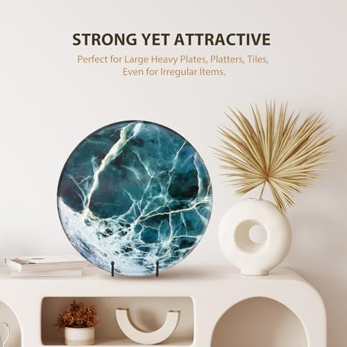 12 Inch Oversized Plate Holder Display Stand 2 Pack