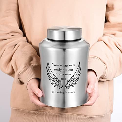 Stainless Steel Decorative Urn for Human Ashes
