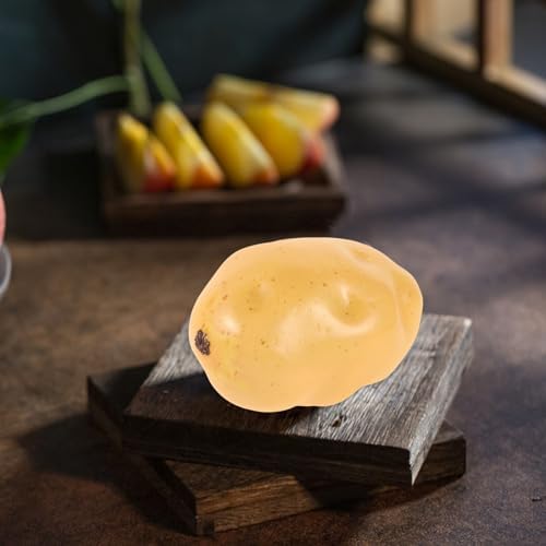 Operitacx 6Pcs Realistic Foam Potato Decor Models