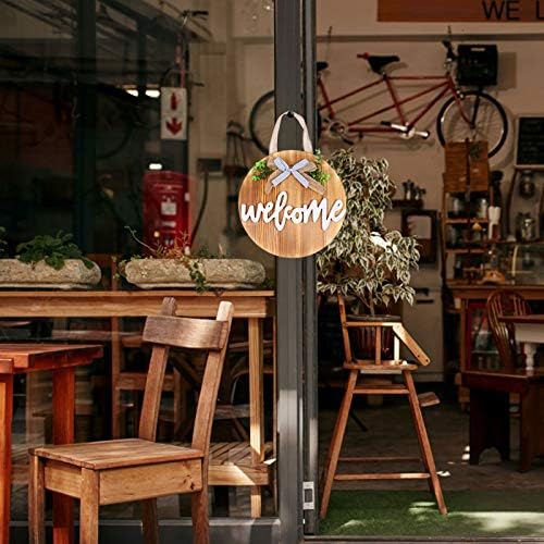 VICASKY Welcome Wall Hanging Sign Rustic Decor