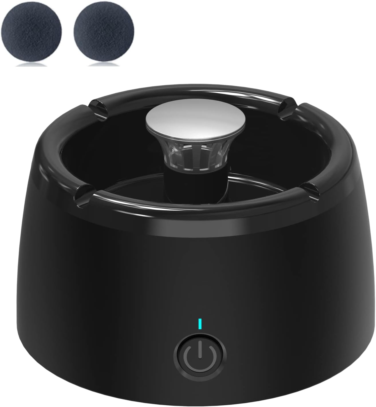 Smokeless Ashtray with Anionic Air Purification