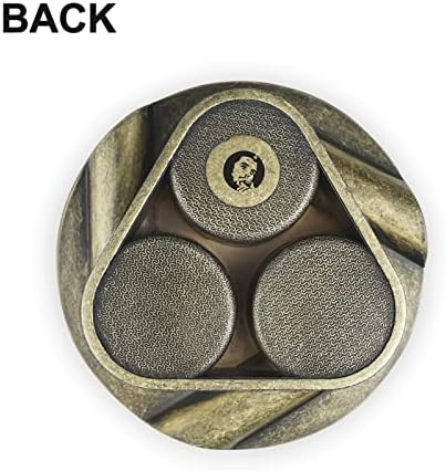 GUEVARA 3 Holder Gold Cigar Ashtray for Home and Patio