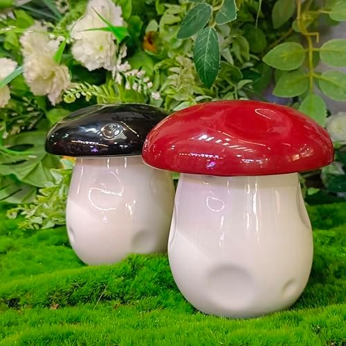 Cute Mushroom Ashtray with Lid for Home and Office Use