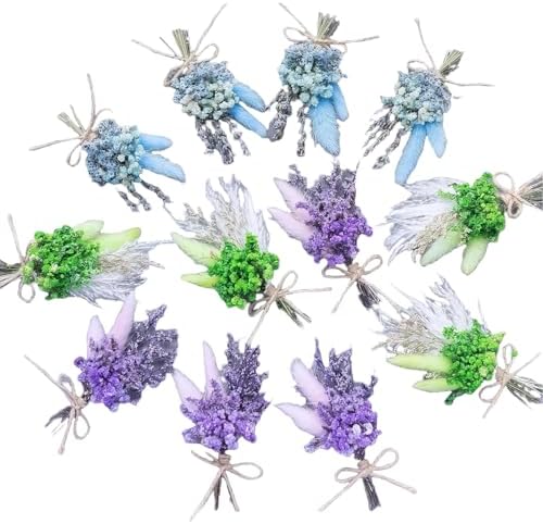 Xins Convey Mini Dried Flower Bouquet Set Blue