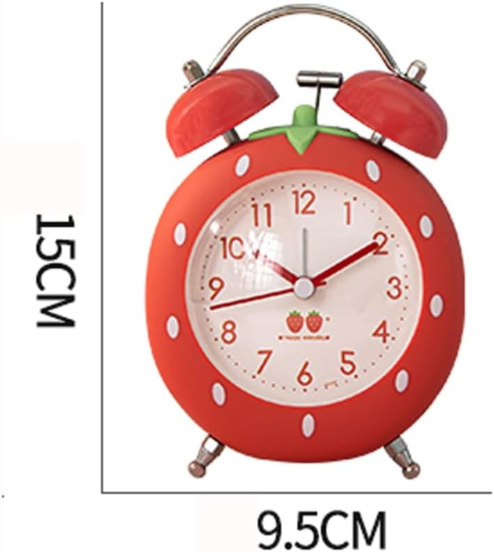 Kids Alarm Clock with Double Bell and Night Light
