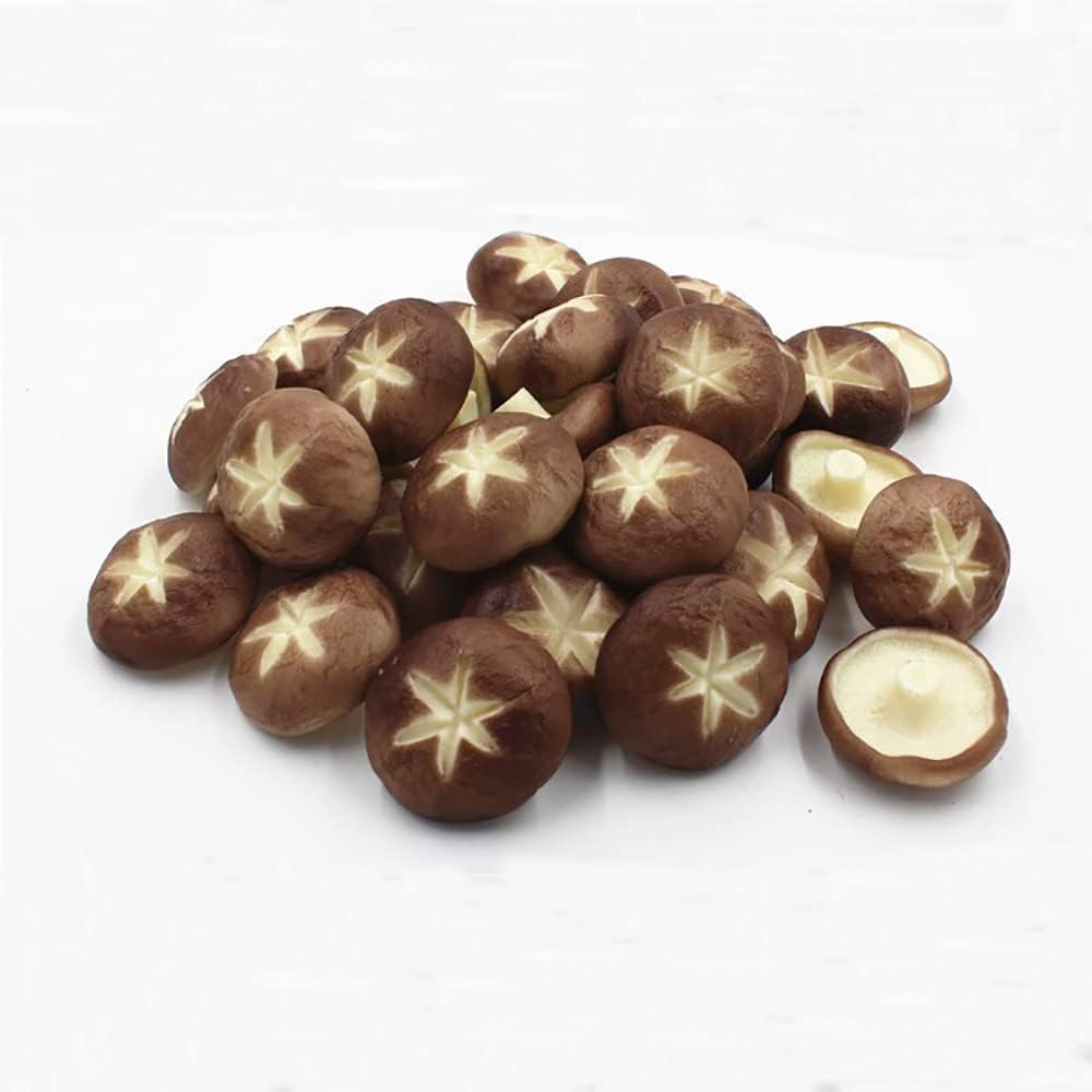 Artificial Mushroom Decoration 6 Pcs Home Kitchen