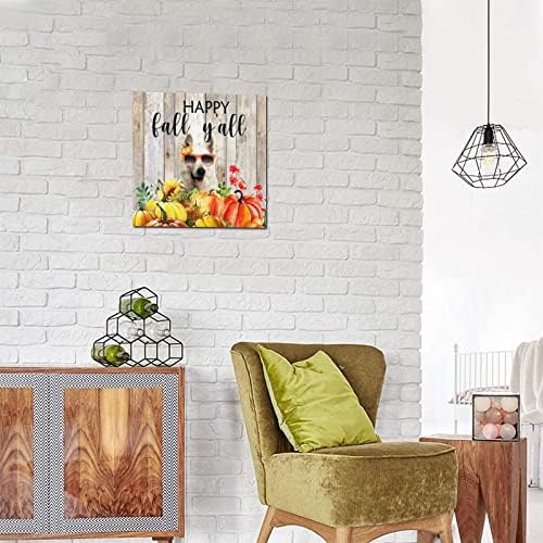 Thanksgiving Hello Fall Decorative Wooden Plaque Sign
