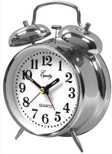 Equity 13014 Analog Twin Bell Alarm Clock 1