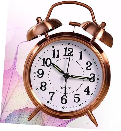 Classic Double Bells Alarm Clock with Luminous Design