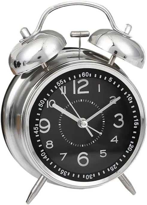 Sunrise Alarm Clock Night Light with Double Bell and Metal Frame