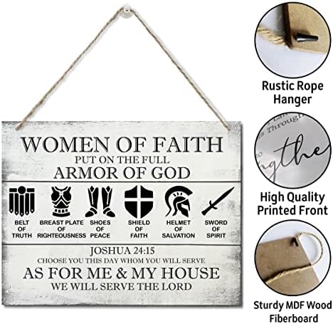 Printed Wood Plaque Sign Wall Hanging with Hemp Lanyard
