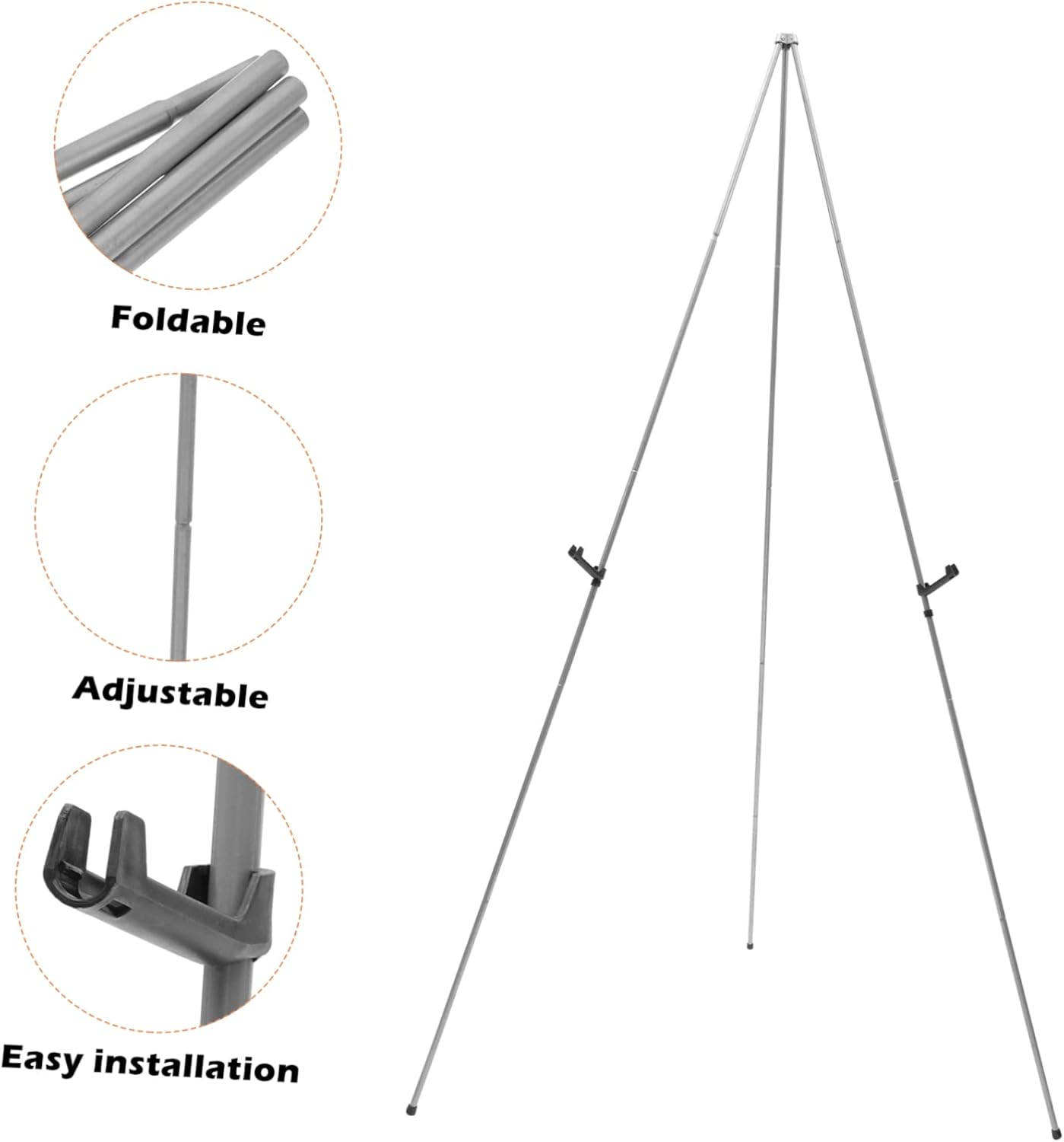 Adjustable Metal Easel Stand for Art Posters Presentations
