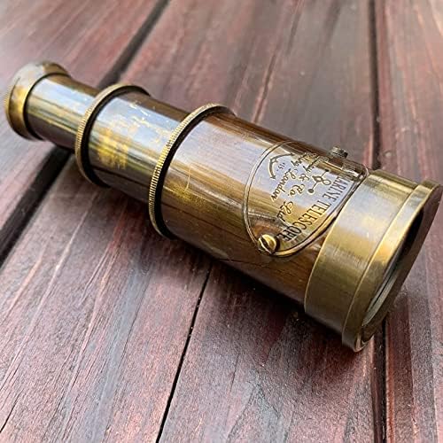 Antique Brass Victorian Telescope Decorative Replica