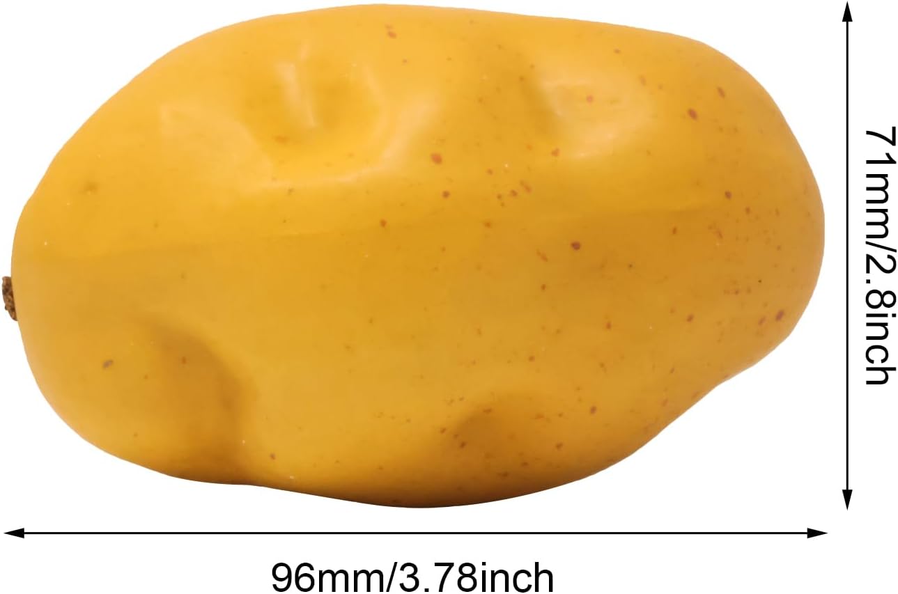 Honbay 4PCS Artificial Potatoes Foam Decor