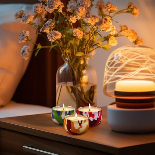 3 Pack Strong Citronella Candles for Outdoor Use
