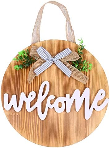 VICASKY Welcome Wall Hanging Sign Rustic Decor